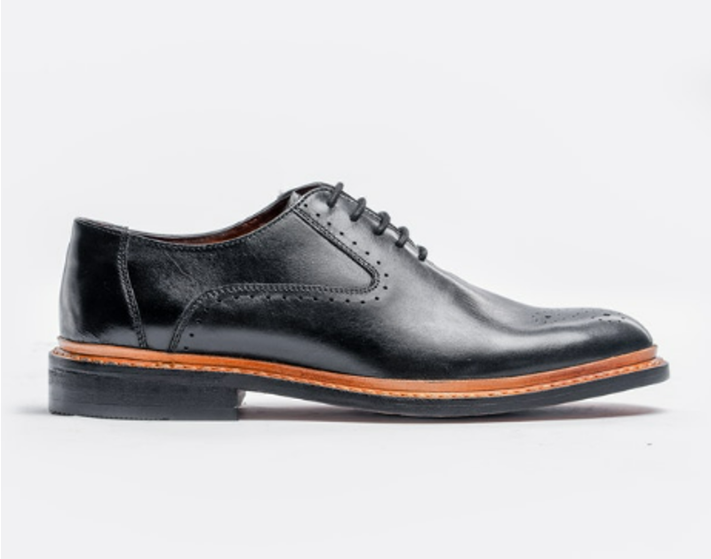 Cavani Brentwood Brogue Black-1